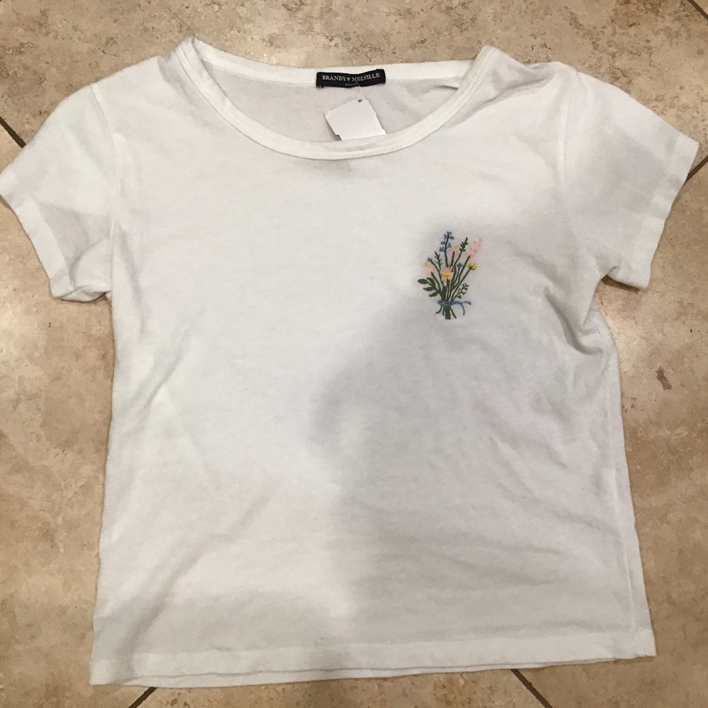 Brandy Melville flower shirt